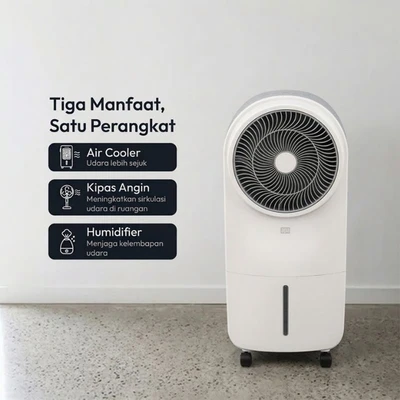 Gambar APA Air Cooler Evaporative 1000 CMH 20 Liter - Putih