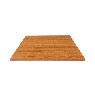 Gambar Informa Heva Permukaan Meja MDF 60x60 cm - Cokelat Teak