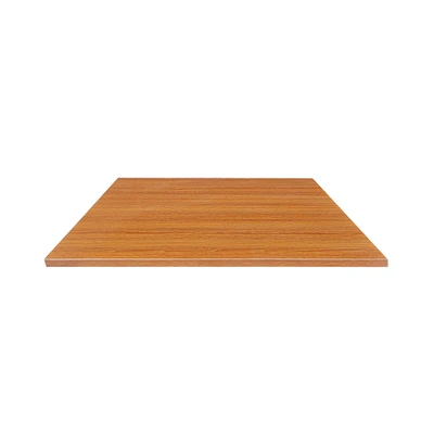 Gambar Informa Heva Permukaan Meja MDF 60x60 cm - Cokelat Teak
