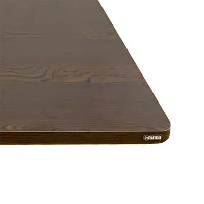 Gambar Informa Heva Permukaan Meja MDF 70x70 cm - Cokelat Dark Walnut
