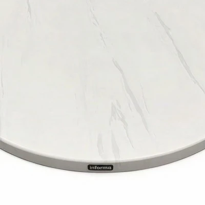 Gambar Informa Heva Permukaan Meja MDF Marble 60 cm - Putih