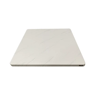 Gambar Informa Heva Permukaan Meja MDF Marble 60x60 cm - Putih