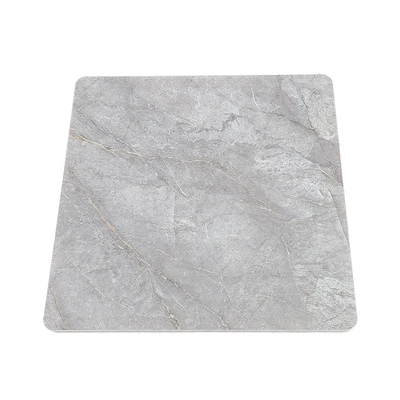 Gambar Informa Heva Permukaan Meja MDF Marble 60x60 cm - Abu-Abu