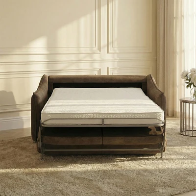 Gambar Selma Timon Sofa Bed Fabric - Cokelat