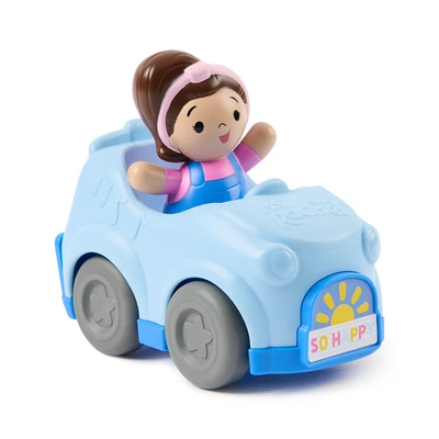Gambar Ms Rachel Set Minifigure & Go Vehicle Pull Back - Biru/Pink