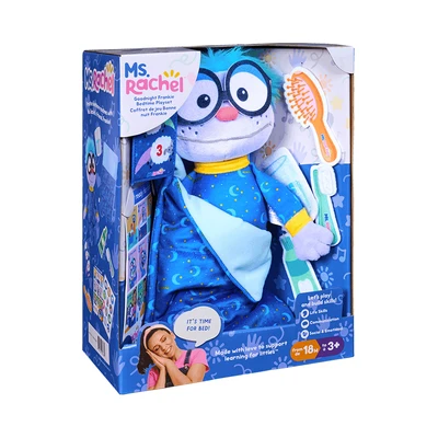 Gambar Ms Rachel Set Boneka Frankie Goodnight Bedtime - Biru