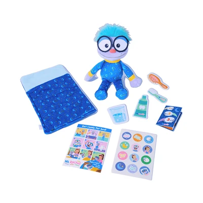 Gambar Ms Rachel Set Boneka Frankie Goodnight Bedtime - Biru