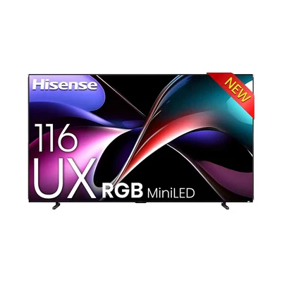 Gambar Hisense 116 Inch Mini LED 4K Smart TV  116UX - Hitam
