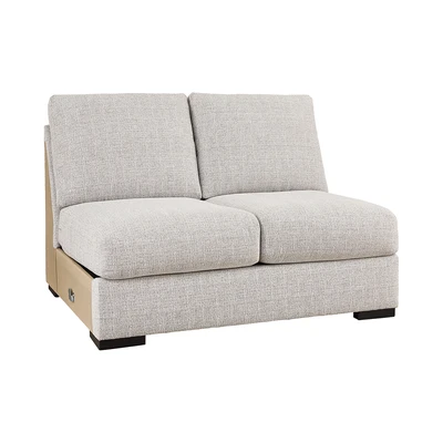 Gambar Ashley Larce Sofa Modular Armless Fabric 2 Seater- Abu-Abu