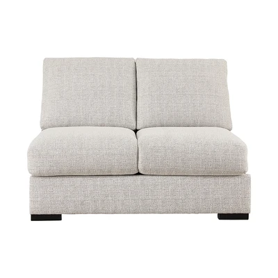 Gambar Ashley Larce Sofa Modular Armless Fabric 2 Seater- Abu-Abu