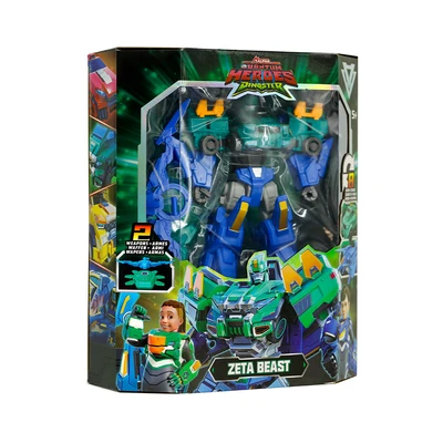 Gambar Alpha Group Quantum Heroes Dinoster Action Robot Quick Switch Stego Blast Wing - Biru