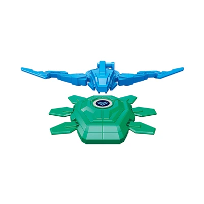 Gambar Alpha Group Quantum Heroes Dinoster Action Robot Quick Switch Stego Blast Wing - Biru