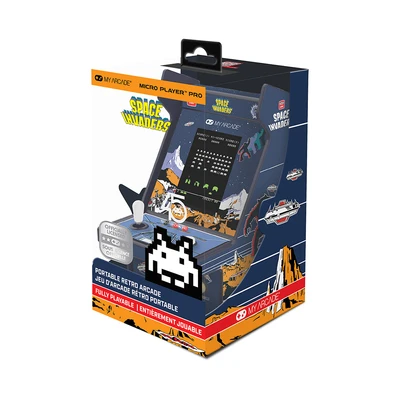 Gambar Kiddy Fun Playset My Arcade Space Invaders Micro Player Pro Portabel - Biru Tua