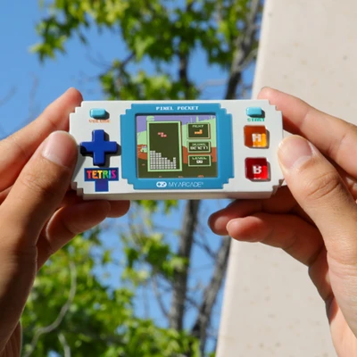 Gambar Kiddy Fun My Arcade Tetris Pixel Pocket Mini Portabel - Putih
