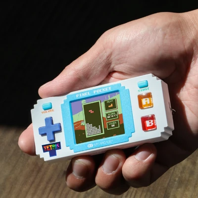 Gambar Kiddy Fun My Arcade Tetris Pixel Pocket Mini Portabel - Putih