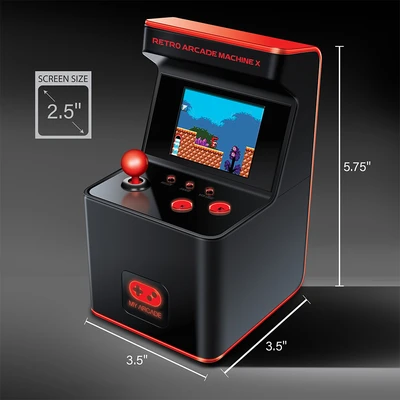 Gambar Kiddy Fun Playset My Arcade Retro Machine X Portabel - Hitam