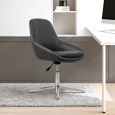 Gambar Sieben Alexa Kursi Kantor Sandaran Rendah - Hitam