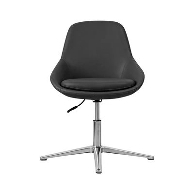 Gambar Sieben Alexa Kursi Kantor Sandaran Rendah - Hitam