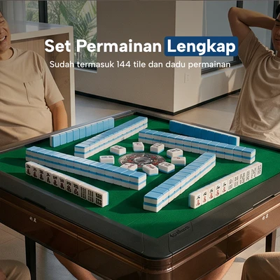 Gambar Informa Set Meja Mahjong Automatic T200 - Cokelat Walnut