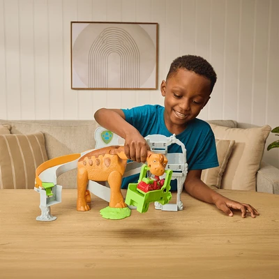 Gambar Paw Patrol The Dino Movie Playset Lift & Race Dino - Mix