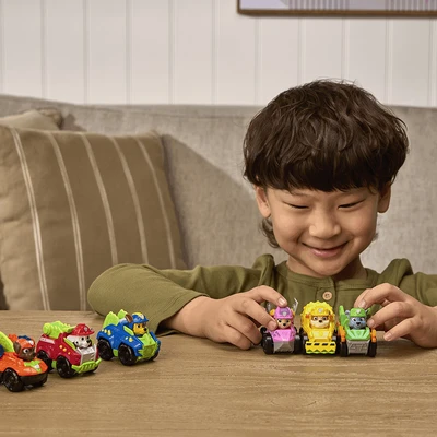 Gambar Paw Patrol The Dino Movie Set Minifigure Pup Squad Racers Random