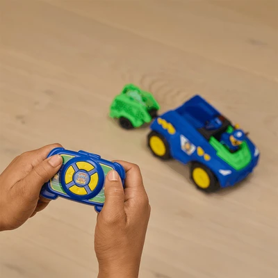 Gambar Paw Patrol The Dino Movie Set Dino Tow & Dash Remote Control - Biru