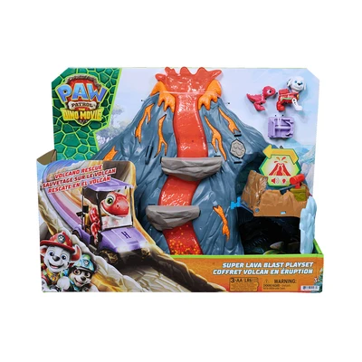 Gambar Paw Patrol The Dino Movie Playset Super Lava Blast - Mix