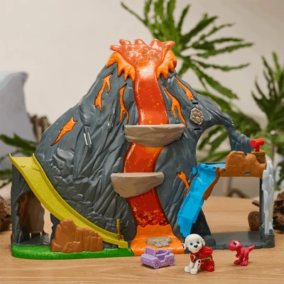 Gambar Paw Patrol The Dino Movie Playset Super Lava Blast - Mix