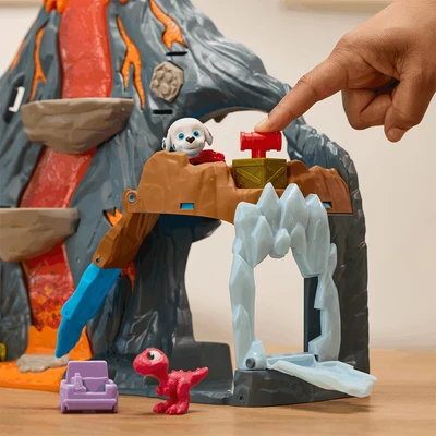 Gambar Paw Patrol The Dino Movie Playset Super Lava Blast - Mix