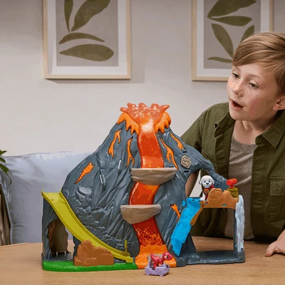 Gambar Paw Patrol The Dino Movie Playset Super Lava Blast - Mix