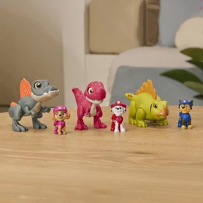 Gambar Paw Patrol The Dino Movie Set Minifigure Roaring Pup Pals Random