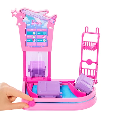 Gambar Barbie Playset Family & Friends Baggage Claim - Mix