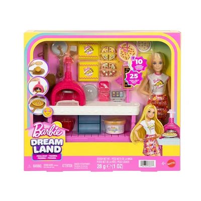 Gambar Barbie Playset Dreamland Pizza Shop JMK21 - Mix