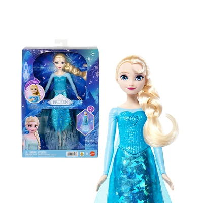 Gambar Disney Princess Boneka Frozen Elsa Light Up Singing - Biru