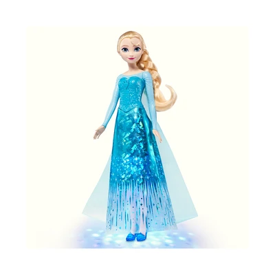 Gambar Disney Princess Boneka Frozen Elsa Light Up Singing - Biru