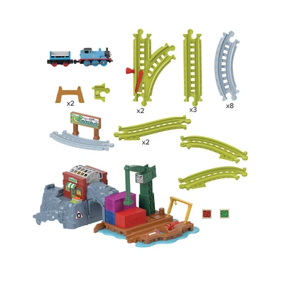 Gambar Thomas & Friends Playset Crankys Dockside Delivery Train - Mix