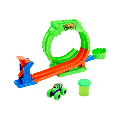 Gambar Hot Wheels Monster Trucks Mutant Chaos Loop Challenge - Mix