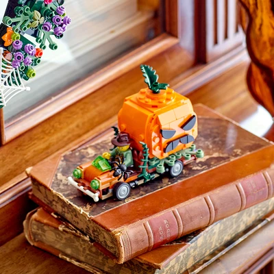 Gambar LEGO Jack-O Lantern Pickup Truck Set 177 pcs 40822 - Oranye/Cokelat