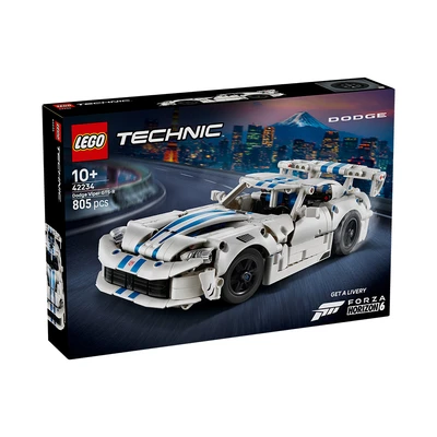 Gambar LEGO Technic Dodge Viper GTS-R Sports Car Set 805 pcs 42234 - Putih