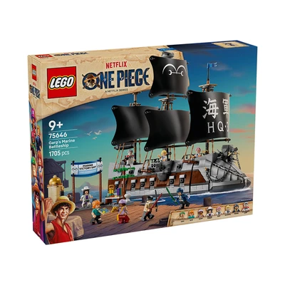 Gambar LEGO One Piece Garps Marine Battleship Set 1705 pcs 75646 - Mix