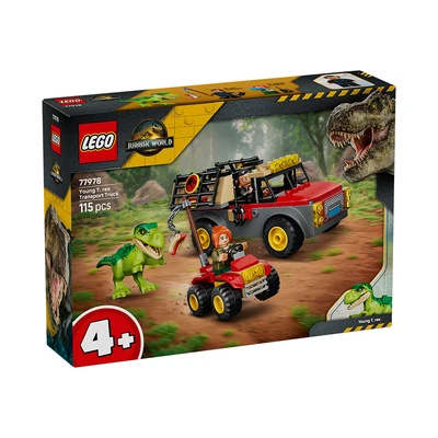 Gambar LEGO Jurassic World Young T-Rex Transport Truck Set 115 pcs 77978 - Mix