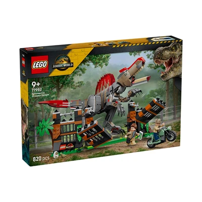 Gambar LEGO Jurassic World Spinosaurus Dinosaur Escape Set 820 pcs 77982 - Mix