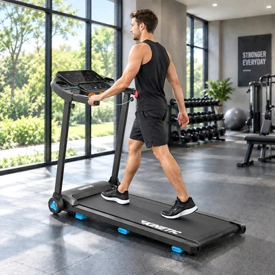 Gambar Kinetic Treadmill 1.5HP - Hitam