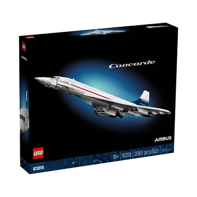 Gambar LEGO Icons Concorde Set 2083 pcs 10318 - Putih