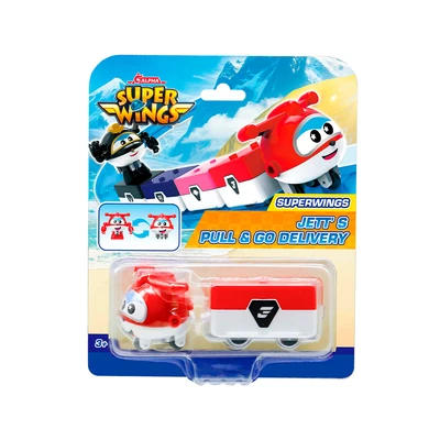 Gambar Alpha Group Superwings Jetts Pull & Go Delivery - Merah/Putih