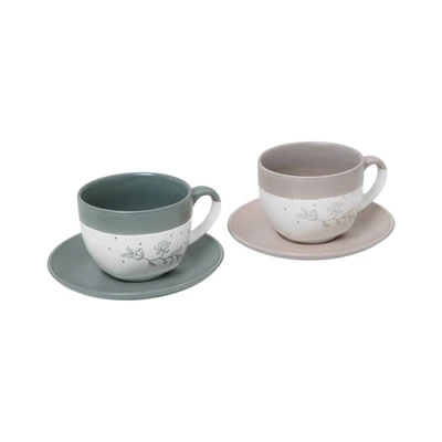 Gambar Delicia Elena Cangkir & Saucer 230 ml Set 2 pcs - Mix