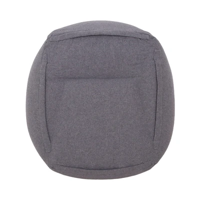 Gambar Soleil Cloudy Lazy Sofa Angin Fabric 1 Seater - Abu-Abu
