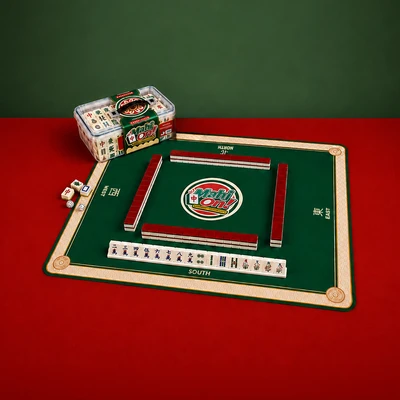 Gambar Set Meja Mahjong Portabel Dengan Kotak Penyimpanan - Mix