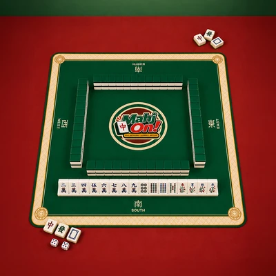 Gambar Set Meja Mahjong Portabel Dengan Kotak Penyimpanan - Mix