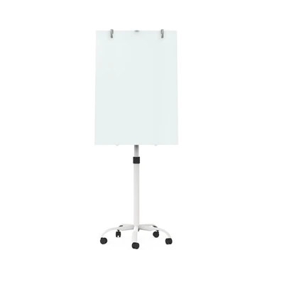 Gambar Odi Flipchart Glassboard Dengan Roda 70x100 - Putih